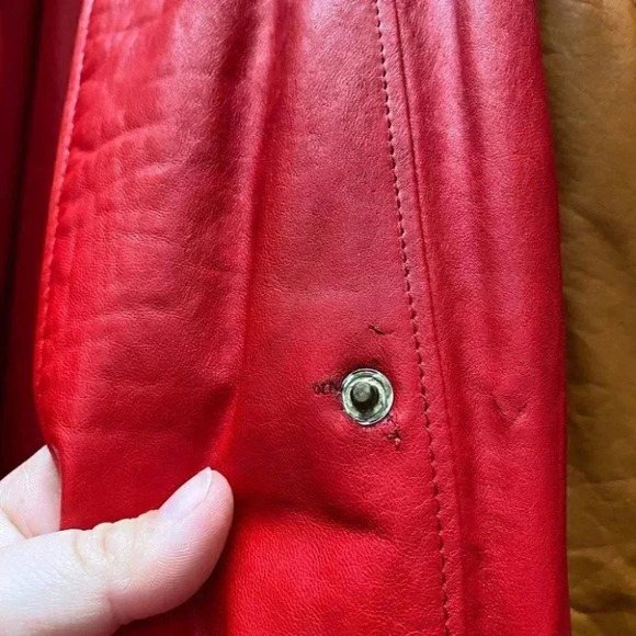 Vintage - Dolman 80’s Oversized Leather Bomber Jacket - Picture 7 of 13